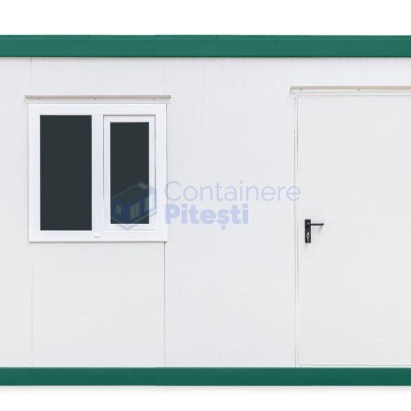 container birou pitesti 4metri 1geam verde