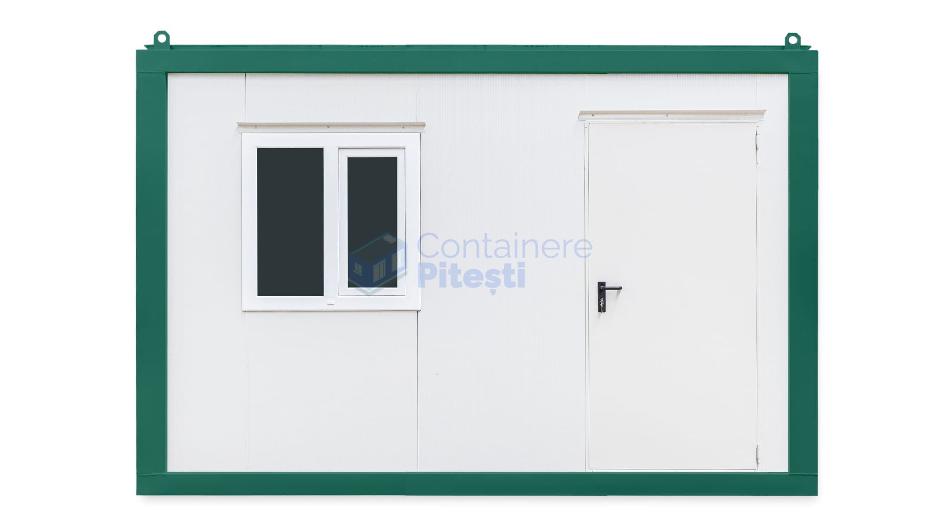 container birou pitesti 4metri 1geam verde