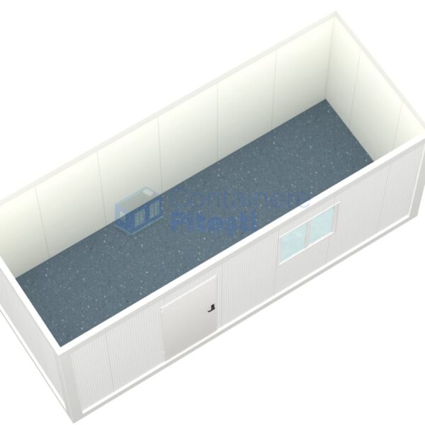 container birou pitesti 6metri 1geam alb2