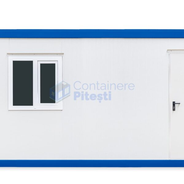 container birou pitesti 6metri 1geam albastru