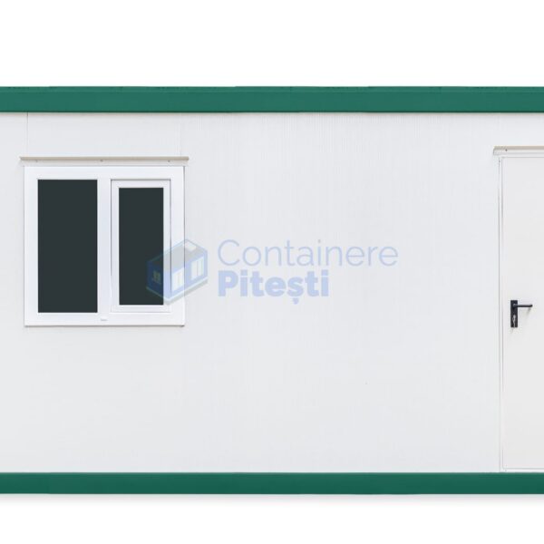 container birou pitesti 6metri 1geam verde