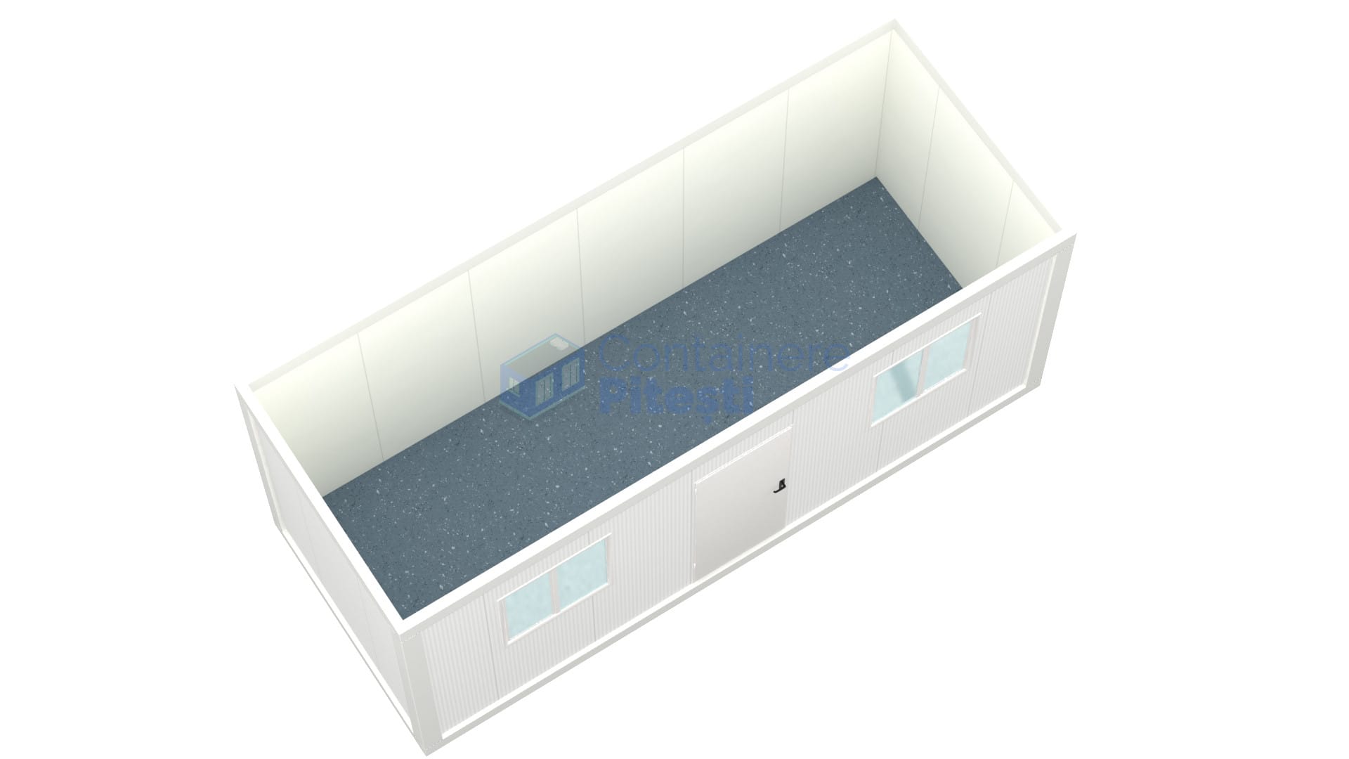 container birou pitesti 6metri 2geamuri alb2