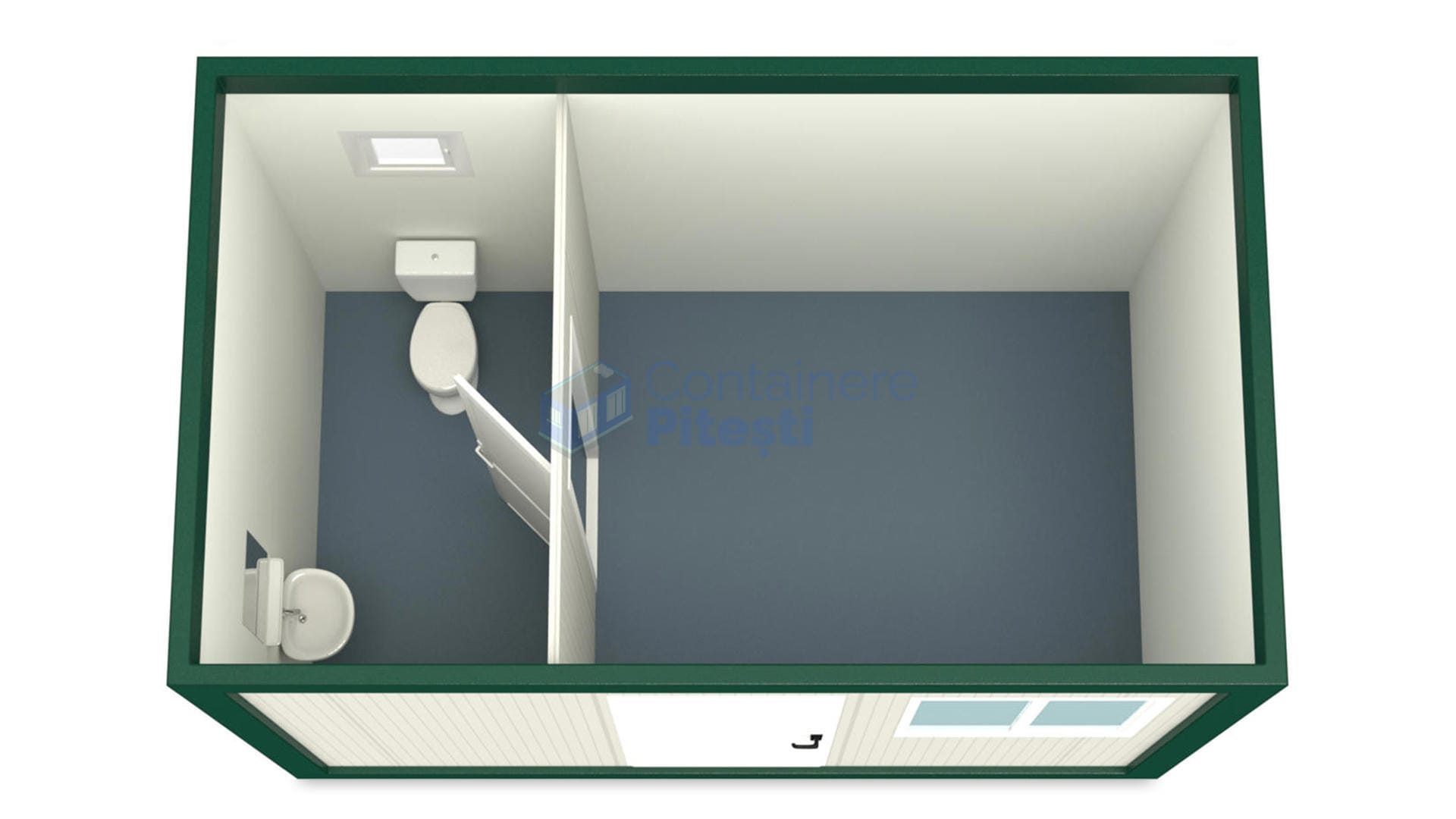 container casa pitesti 4metri verde2