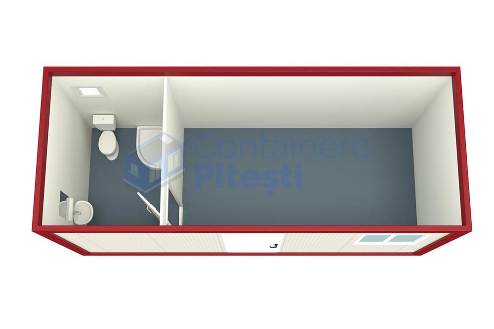 container casa pitesti 6metri rosu3