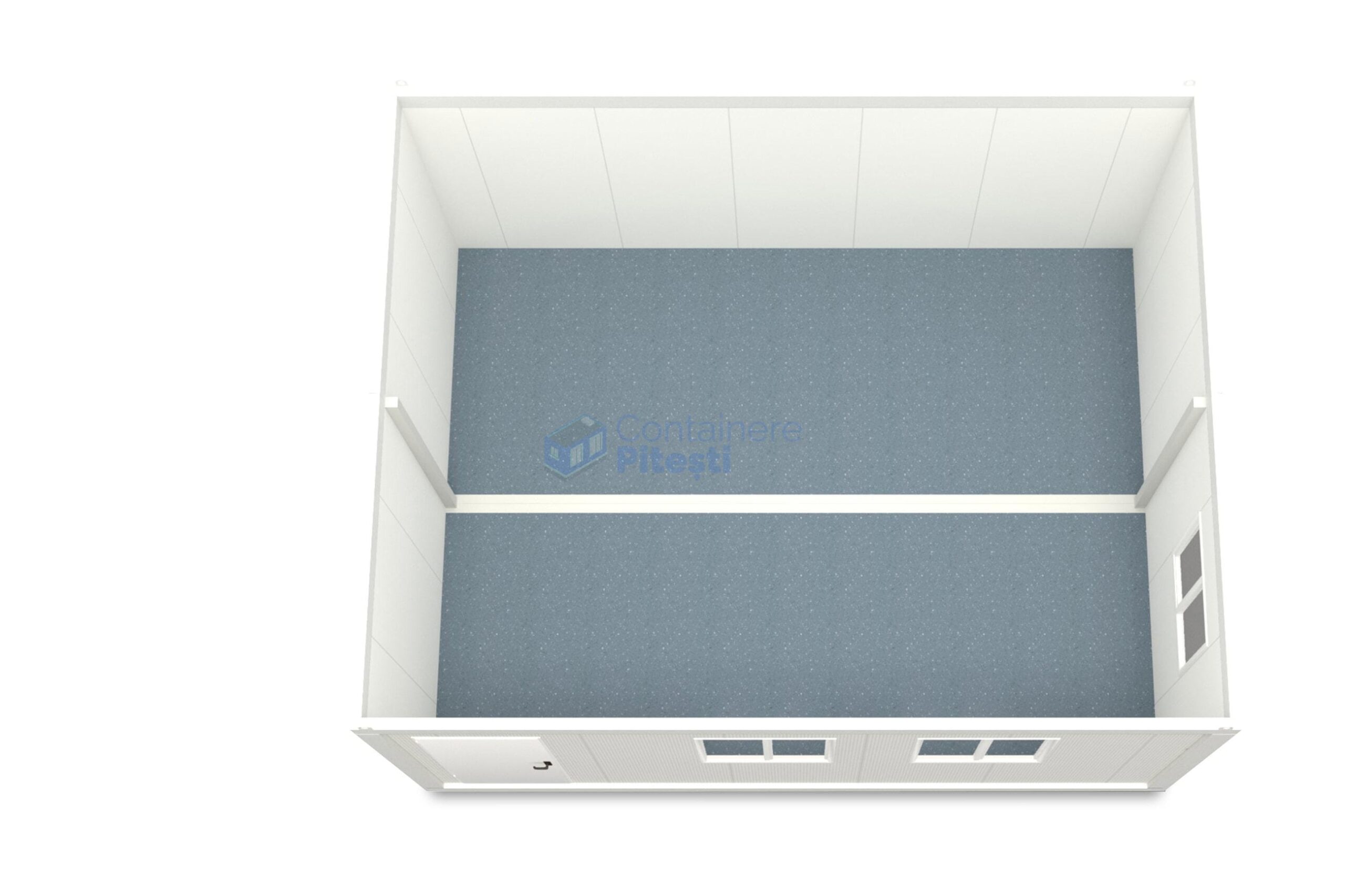 container modular pitesti 6x48m alb2