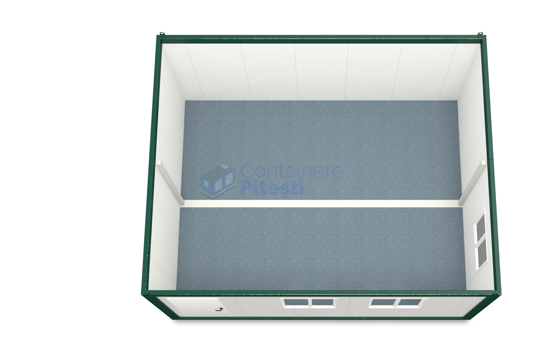 container modular pitesti 6x48m verde2