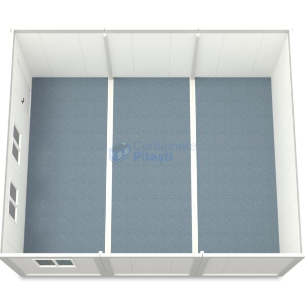 container modular pitesti 6x72m alb2