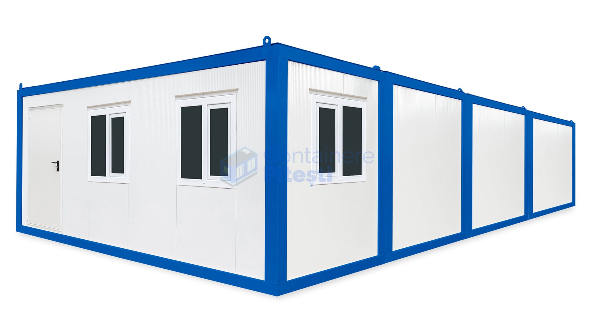 container modular pitesti 6x96m albastru