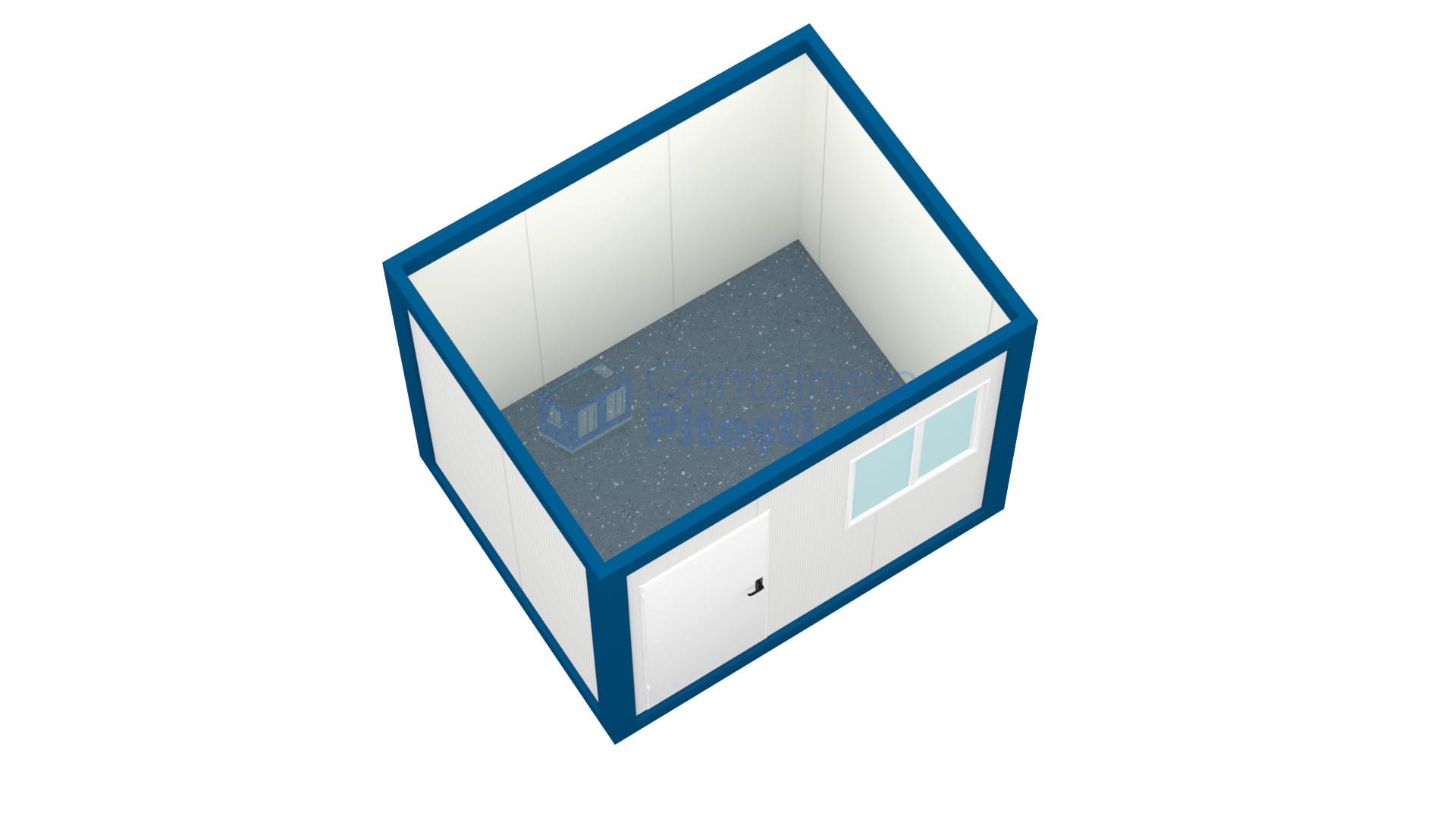 container santier pitesti 3metri albastru2