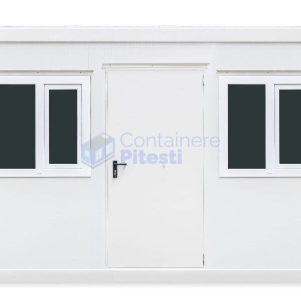 container santier pitesti 4metri 2geamuri alb