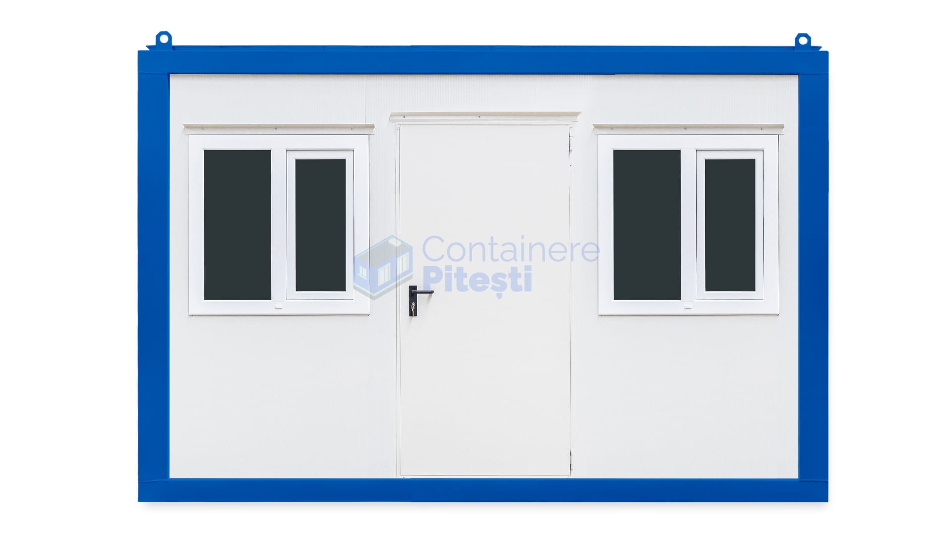 container santier pitesti 4metri 2geamuri albastru