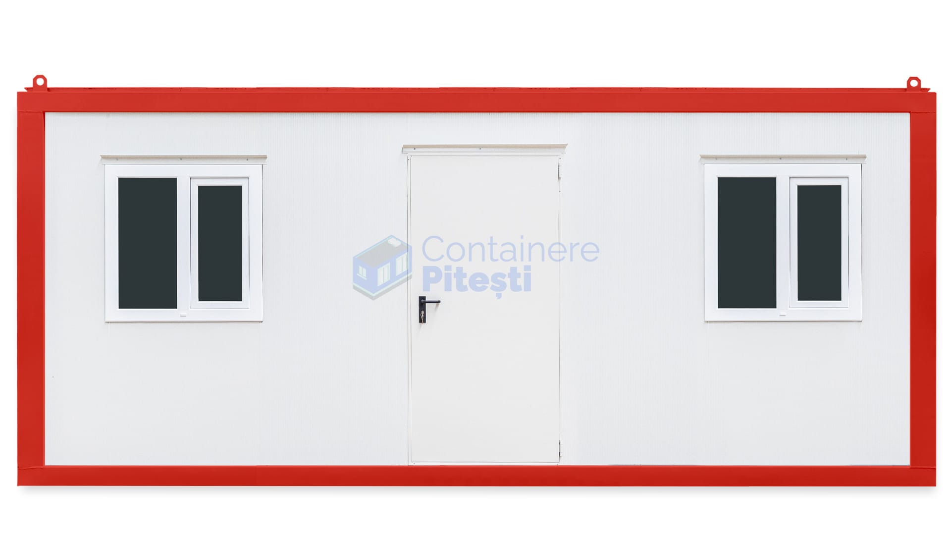 container santier pitesti 6metri 2geamuri rosu